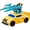 imageTransformers CYBERWORLD Bumblebee Armored Cyber Changers 4Inch Action Figure Quick Change to Car Mode Robot Toys for Boys and Girls 6 and Up