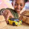 imageTransformers CYBERWORLD Bumblebee Cyber Changers 4Inch Action Figure Quick Change to Offroad Vehicle Mode Robot Toys for Boys and Girls 6 and Up