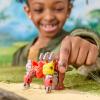 imageTransformers CYBERWORLD Dinobot Snarl Cyber Changers 4Inch Action Figure Quick Change to Dino Mode Robot Toys for Boys and Girls 6 and Up