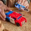 imageTransformers CYBERWORLD Optimus Prime Armored Cyber Changers 4Inch Action Figure Quick Change to Truck Mode Robot Toys for Boys and Girls 6 and Up