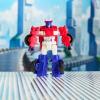 imageTransformers CYBERWORLD Optimus Prime Cyber Changers 4Inch Action Figure Quick Change to Truck Mode Robot Toys for Boys and Girls 6 and Up