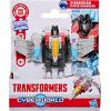 imageTransformers CYBERWORLD Starscream Cyber Changers 4Inch Action Figure Quick Change to Jet Mode Robot Toys for Boys and Girls 6 and Up