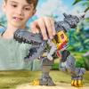 imageTransformers Cyberworld Grimlock Chomp ampamp Battle 9Inch Action Figure Quick Change to Dino Mode Robot Toys for Boys ampamp Girls 6 Years