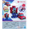imageTransformers EarthSpark 1Step Smash Changers Optimus Prime 4Inch Action Figure Robot Toys for Boys and Girls 6 and Up