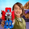 imageTransformers EarthSpark 1Step Smash Changers Optimus Prime 4Inch Action Figure Robot Toys for Boys and Girls 6 and Up