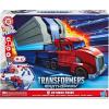 imageTransformers EarthSpark Optimus Prime Battle Trailer Playset with Action Figure Lights and Sounds Electronic Truck Toys for Kids 6 and Up