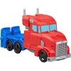 imageTransformers EarthSpark Optimus Prime Battle Trailer Playset with Action Figure Lights and Sounds Electronic Truck Toys for Kids 6 and Up