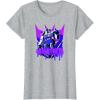 imageTransformers Megatron Graffiti Painted Wall Portrait TShirtHeather Grey