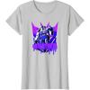 imageTransformers Megatron Graffiti Painted Wall Portrait TShirtSilver Grey
