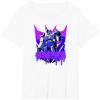 imageTransformers Megatron Graffiti Painted Wall Portrait TShirtWhite