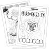 imageTransformers Rise of the Beasts 48Page Coloring Book with Temporary Tattoos Bendon Hasbro 53170