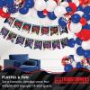 imageTreasures Gifted Officially Licensed Transformers Birthday Party Supplies  1 Prestrung Happy Birthday Banner  Transformers Party Decorations