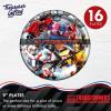 imageTreasures Gifted Officially Licensed Transformers Birthday Party Supplies  16ct 9in Autobots Party Plates  Transformers Birthday Decorations  Disposable Paper PlatesAutobots