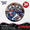 imageTreasures Gifted Officially Licensed Transformers Birthday Party Supplies  24ct 7in Autobots Party Plates  Transformers Birthday Decorations  Disposable Paper PlatesDecepticons
