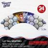 imageTreasures Gifted Officially Licensed Transformers Birthday Supplies  24ct Cupcake Toppers ampamp Wrappers  Transformers Party Supplies Cake Decorations