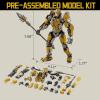 imageYOLOPARK Bumblebee Transformers Toy Rise of The Beasts Action FigureHighly Articulated 65 Inch Transformer Toys for Boys Girls 8 Years Old and UpNo Converting Bumblebee Model KitCheetor