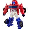 imageTransformers CYBERWORLD Optimus Prime Cyber Changers 4Inch Action Figure Quick Change to Truck Mode Robot Toys for Boys and Girls 6 and Up