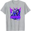 imageTransformers Megatron Graffiti Painted Wall Portrait TShirtHeather Grey