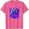 imageTransformers Megatron Graffiti Painted Wall Portrait TShirtPink Heather