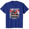 imageTransformers Rise of the Beasts Optimus Distressed Shot TShirtRoyal Blue