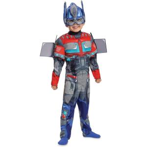 imageDisguise Optimus Prime Toddler Costume Official Transformers Rise of the Beasts Muscle Padded Costume and Mask