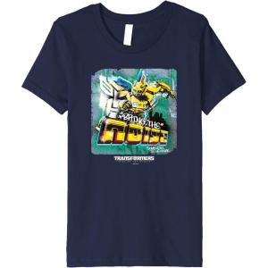 imageKids Transformers Rise of the Beasts Bring The Noise Bee Art Premium TShirt