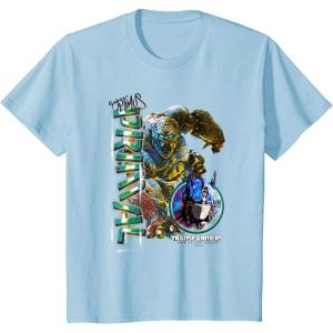 imageKids Transformers Rise of the Beasts Optimus Primal Urban Style TShirtBaby Blue