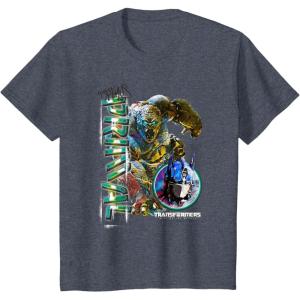 imageKids Transformers Rise of the Beasts Optimus Primal Urban Style TShirtHeather Blue