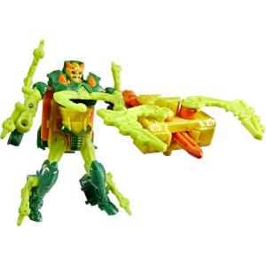imageTransformers CYBERWORLD Chop Shop Armored Cyber Changers 4Inch Action Figure Quick Change to Insect Mode Robot Toys for Boys and Girls 6 and Up