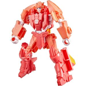 imageTransformers CYBERWORLD Elita1 Cyber Changers 4Inch Action Figure Quick Change to Speedboat Mode Robot Toys for Boys and Girls 6 and Up