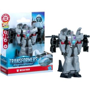 imageTransformers EarthSpark 1Step Smash Changers Megatron 4Inch Action Figure Robot Toys for Boys and Girls 6 and Up