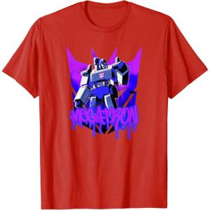 imageTransformers Megatron Graffiti Painted Wall Portrait TShirtRed
