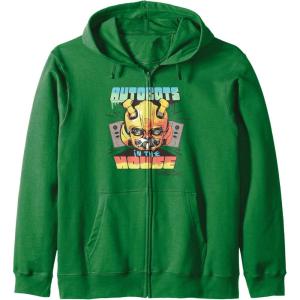 imageTransformers Rise of the Beasts Autobots In The House Retro Zip HoodieDark Green