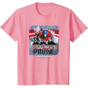 imageTransformers Rise of the Beasts Optimus Distressed Shot TShirtPink