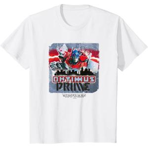 imageTransformers Rise of the Beasts Optimus Distressed Shot TShirtWhite