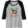 imageTransformers EarthSpark Born To Be Heroes Raglan Baseball TeeBlackAthletic Heather