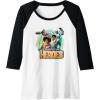 imageTransformers EarthSpark Born To Be Heroes Raglan Baseball TeeBlackWhite
