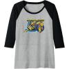 imageTransformers EarthSpark Bumblebee Transforming Raglan Baseball TeeBlackAthletic Heather