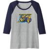 imageTransformers EarthSpark Bumblebee Transforming Raglan Baseball TeeNavy BlueAthletic Heather