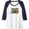 imageTransformers EarthSpark Bumblebee Transforming Raglan Baseball TeeNavy BlueWhite