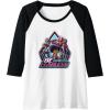 imageTransformers EarthSpark Group Shot Be Fearless Raglan Baseball TeeBlackWhite