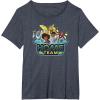 imageTransformers EarthSpark Heroes Home Team TShirtHeather Blue