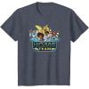 imageTransformers EarthSpark Heroes Home Team TShirtHeather Blue