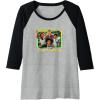 imageTransformers EarthSpark Heroes Run In The Family Raglan Baseball TeeBlackAthletic Heather