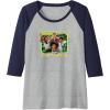 imageTransformers EarthSpark Heroes Run In The Family Raglan Baseball TeeNavy BlueAthletic Heather