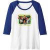imageTransformers EarthSpark Heroes Run In The Family Raglan Baseball TeeRoyal BlueWhite