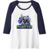 imageTransformers EarthSpark Megatron Color Pop Badge Raglan Baseball TeeNavy BlueWhite