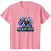imageTransformers EarthSpark Megatron Color Pop Badge TShirtPink