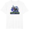 imageTransformers EarthSpark Megatron Color Pop Badge TShirtWhite