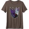 imageTransformers EarthSpark Megatron Logo Fill Premium TShirtBrown